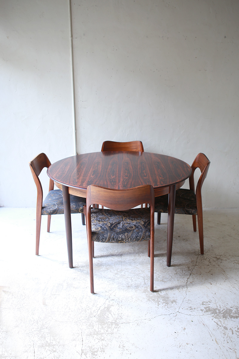 Rosewood Round Dining Table from Denmark | phono | 金沢 北欧 中古