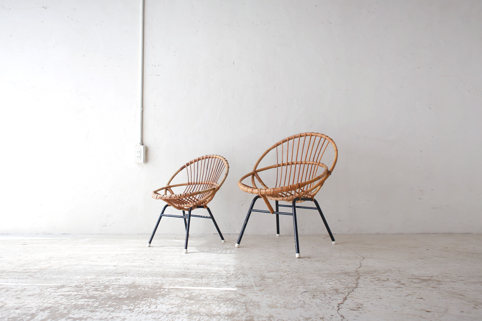 Rattan Chair (L) by Dirk van Sliedregt | phono | 金沢 北欧 中古