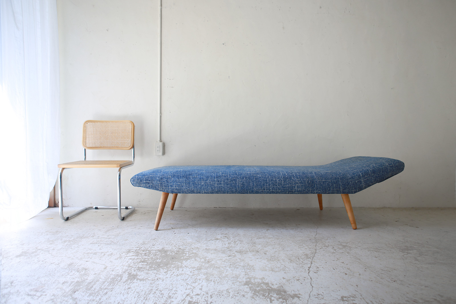 北欧ヴィンテージ家具 デンマーク製 ビーチ材ベンチソファ Denmark bench sofa daybed