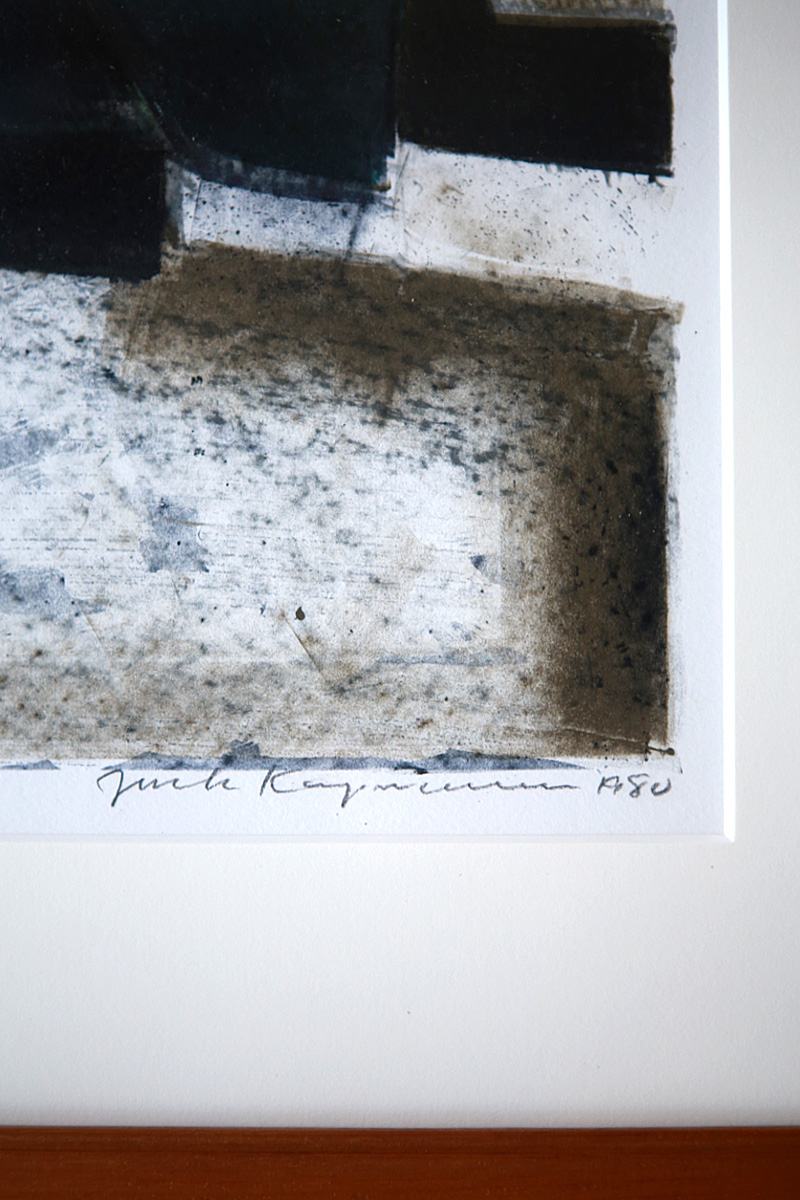 デンマークの画家Jack Kampmann (ジャック・カンプマン）によるフェロー島での暮らしを描いたリトグラフ