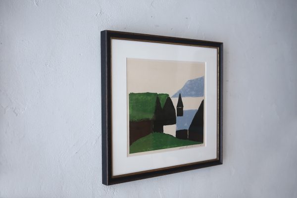 デンマークのアーティストAlbert Bertelsen (アルベルト・バーテルセン）によるヴィンテージ リトグラフ
