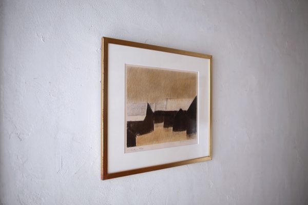 デンマークの画家Jack Kampmann (ジャック・カンプマン）によるフェロー島での暮らしを描いたリトグラフ