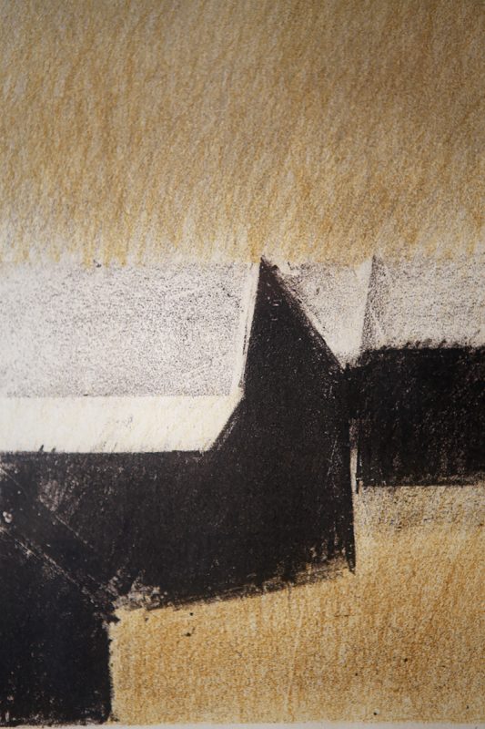 デンマークの画家Jack Kampmann (ジャック・カンプマン）によるフェロー島での暮らしを描いたリトグラフ