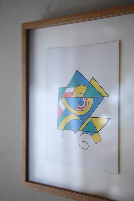 デンマークの芸術家 Ejler Bille(アイラー・ビリー）によるヴィンテージ リトグラフ作品