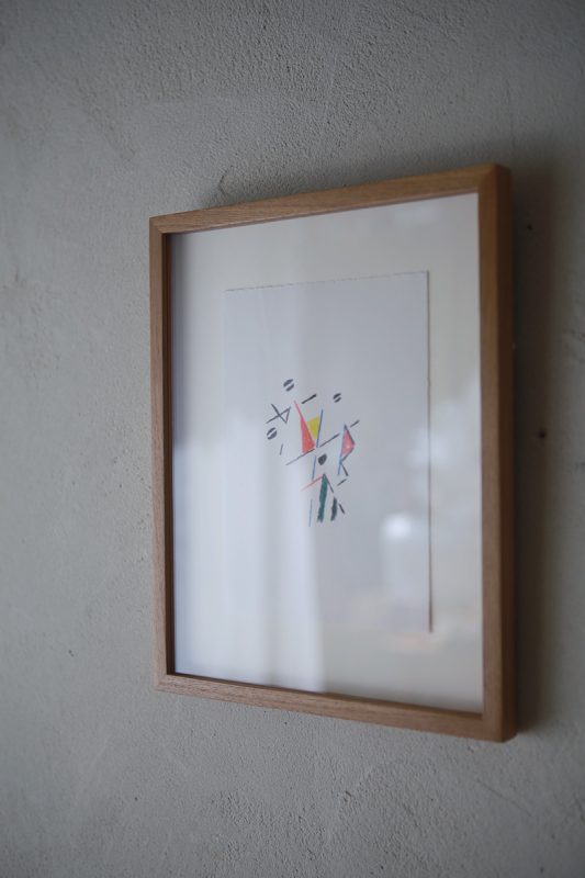 デンマークの芸術家 Ejler Bille(アイラー・ビリー）によるヴィンテージ リトグラフ作品