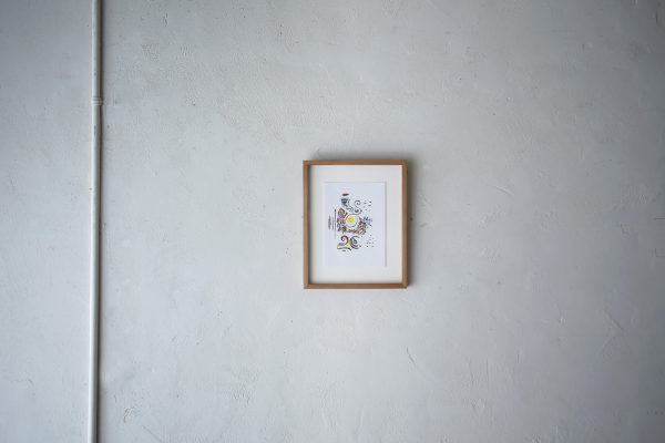 デンマークの芸術家 Ejler Bille(アイラー・ビリー）によるヴィンテージ リトグラフ作品
