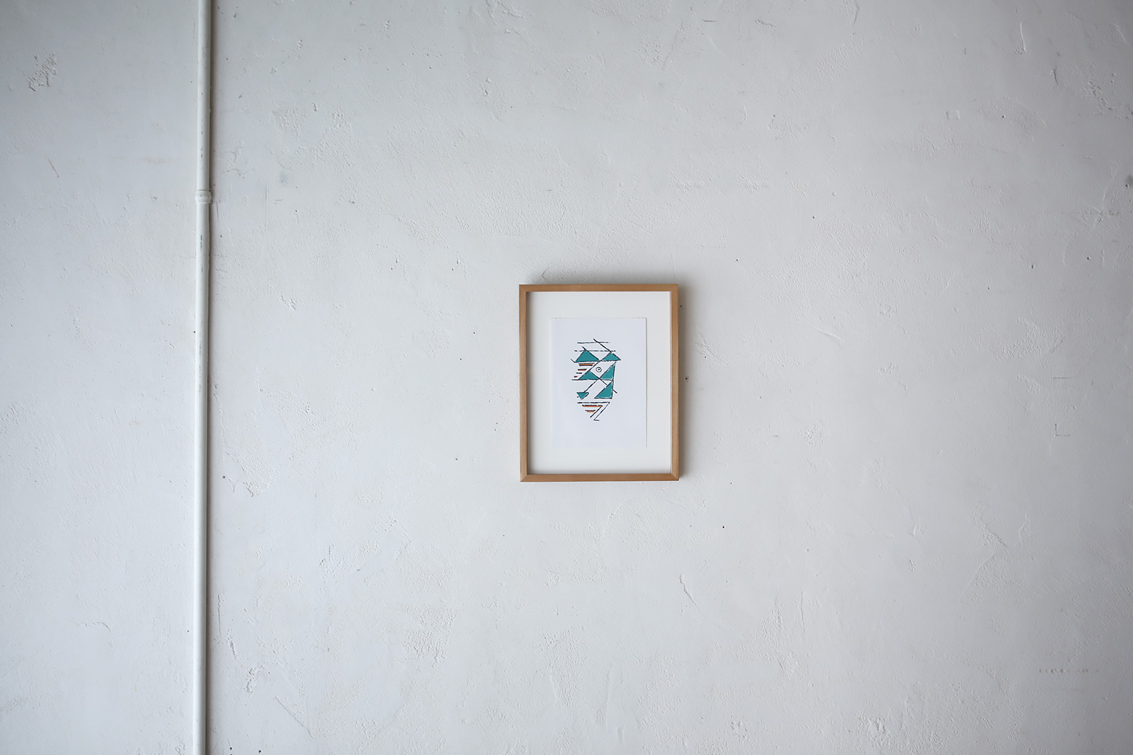 デンマークの芸術家 Ejler Bille(アイラー・ビリー）によるヴィンテージ リトグラフ作品
