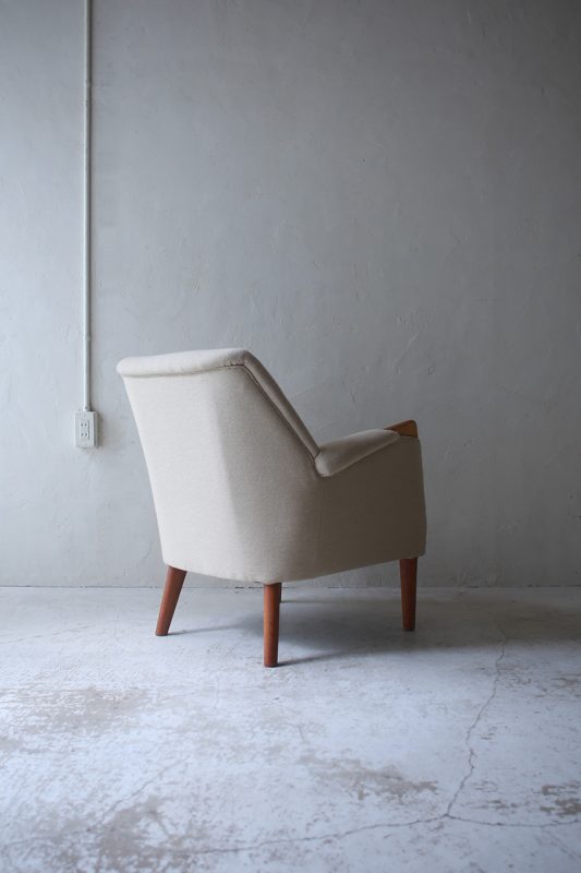 北欧ヴィンテージ家具のデンマーク製オーク材イージーチェア 1人掛けソファ