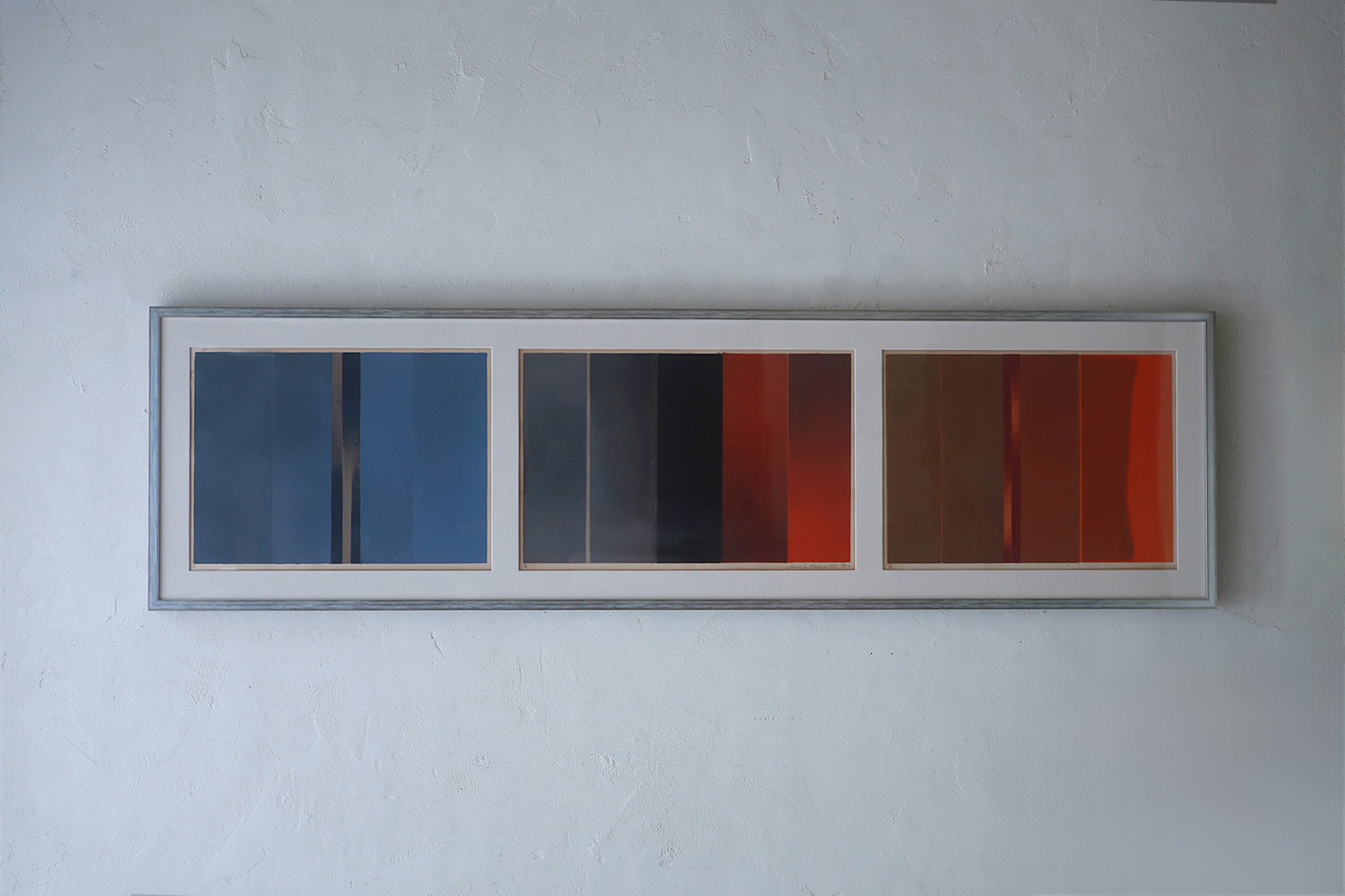 デンマークの画家Arne L. Hansen (アルネ・ハンセン）による1968年のヴィンテージリトグラフ