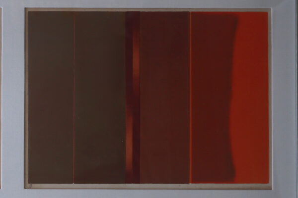 デンマークの画家Arne L. Hansen (アルネ・ハンセン）による1968年のヴィンテージリトグラフ