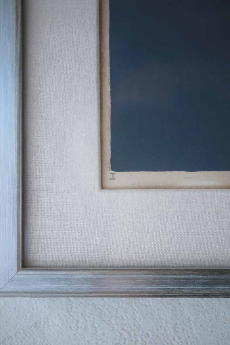 デンマークの画家Arne L. Hansen (アルネ・ハンセン）による1968年のヴィンテージリトグラフ