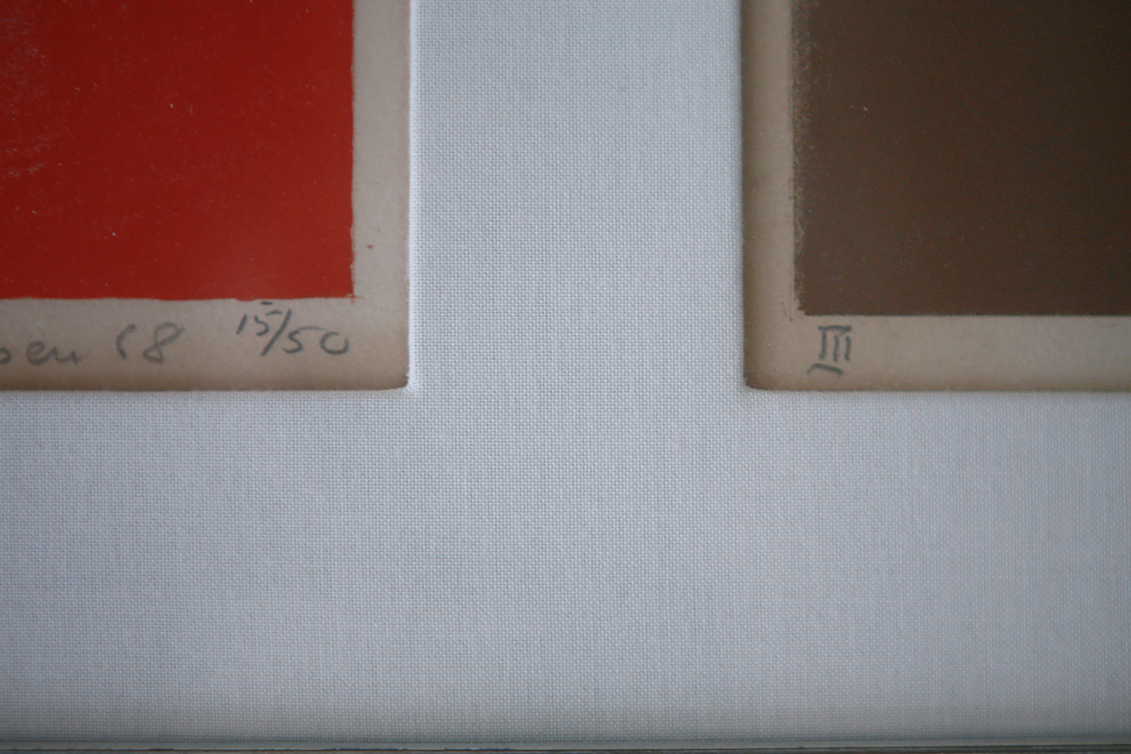 デンマークの画家Arne L. Hansen (アルネ・ハンセン）による1968年のヴィンテージリトグラフ