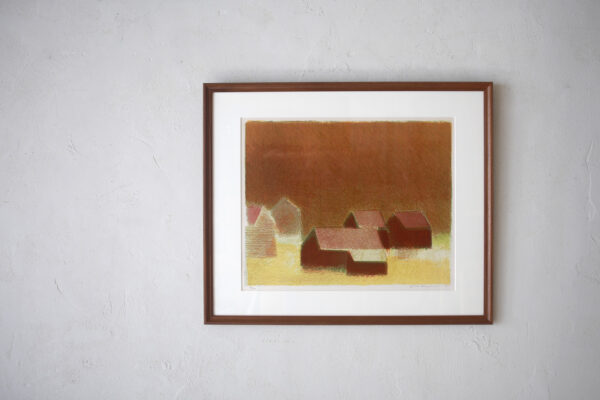 デンマークの画家Jack Kampmann (ジャック・カンプマン）によるフェロー島での暮らしを描いたリトグラフ