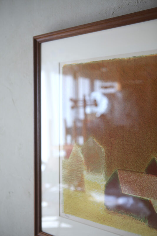 デンマークの画家Jack Kampmann (ジャック・カンプマン）によるフェロー島での暮らしを描いたリトグラフ