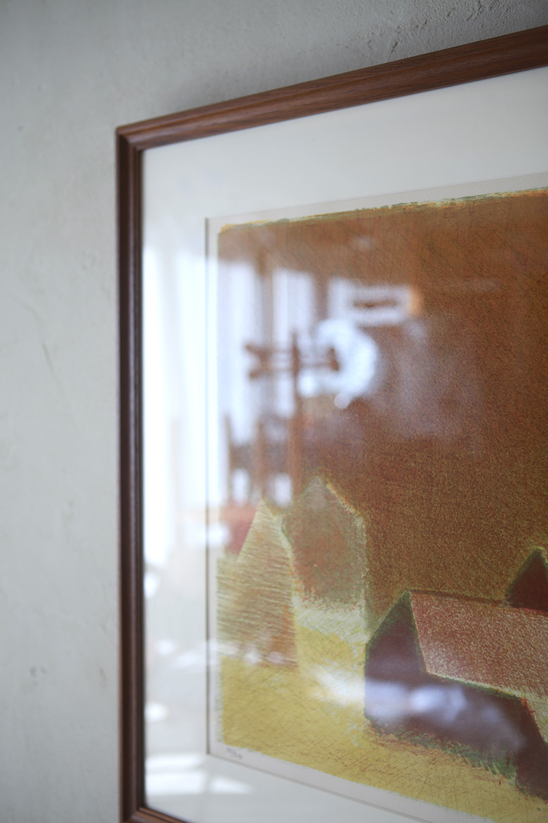 デンマークの画家Jack Kampmann (ジャック・カンプマン)によるフェロー島での暮らしを描いたリトグラフ