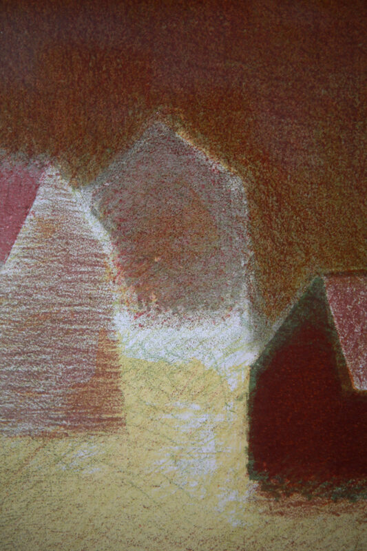 デンマークの画家Jack Kampmann (ジャック・カンプマン）によるフェロー島での暮らしを描いたリトグラフ